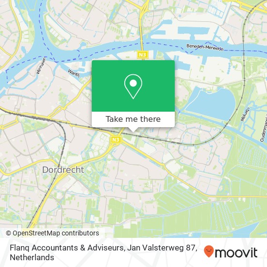 Flanq Accountants & Adviseurs, Jan Valsterweg 87 map