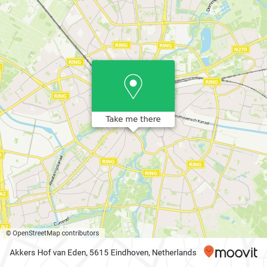 Akkers Hof van Eden, 5615 Eindhoven map