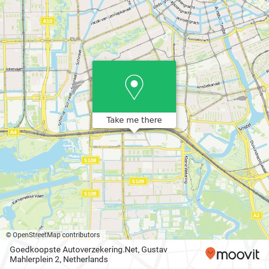 Goedkoopste Autoverzekering.Net, Gustav Mahlerplein 2 map