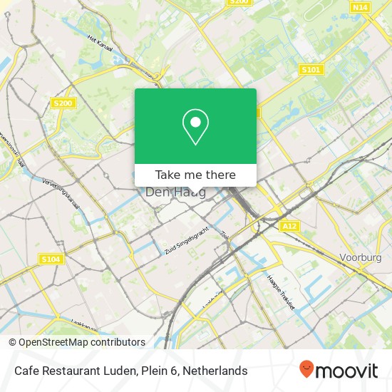 Cafe Restaurant Luden, Plein 6 map