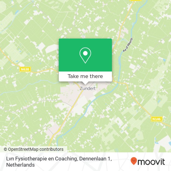 Lvn Fysiotherapie en Coaching, Dennenlaan 1 map