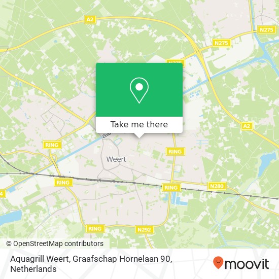 Aquagrill Weert, Graafschap Hornelaan 90 map