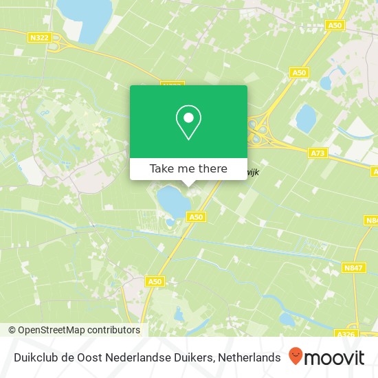 Duikclub de Oost Nederlandse Duikers Karte