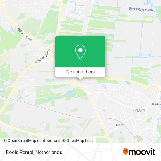 Boels Rental map