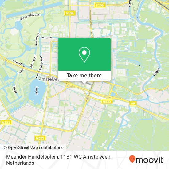 Meander Handelsplein, 1181 WC Amstelveen map