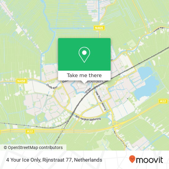 4 Your Ice Only, Rijnstraat 77 map