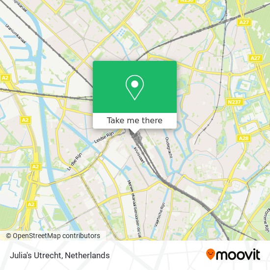 Julia's Utrecht map