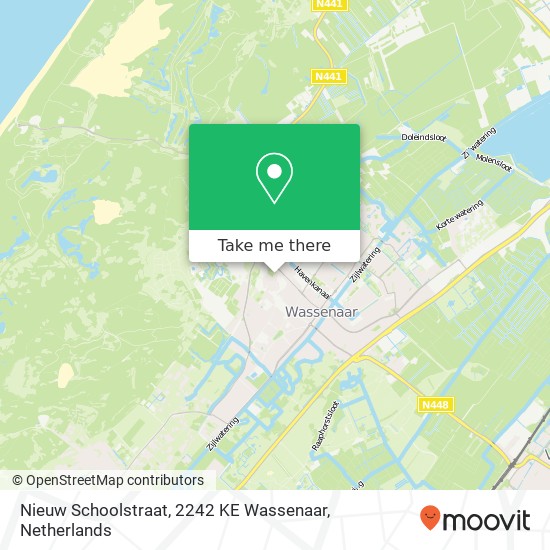 Nieuw Schoolstraat, 2242 KE Wassenaar map