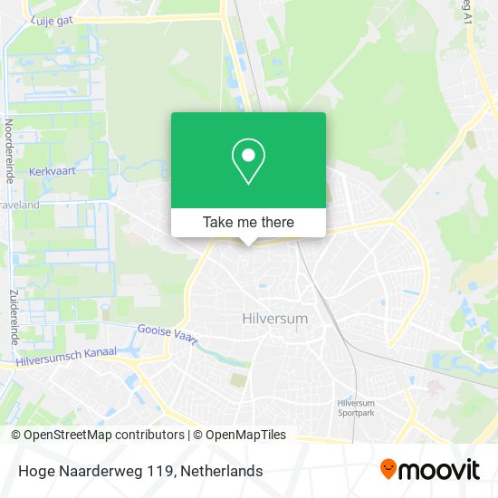 Hoge Naarderweg 119 map