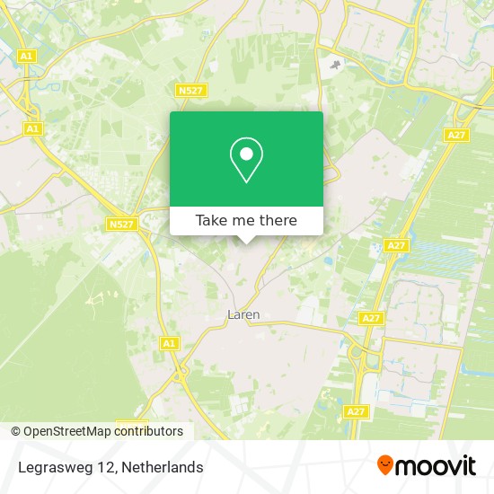 Legrasweg 12 map