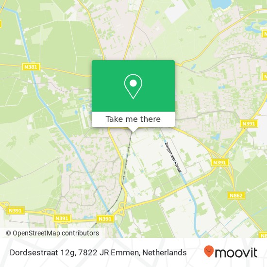 Dordsestraat 12g, 7822 JR Emmen map