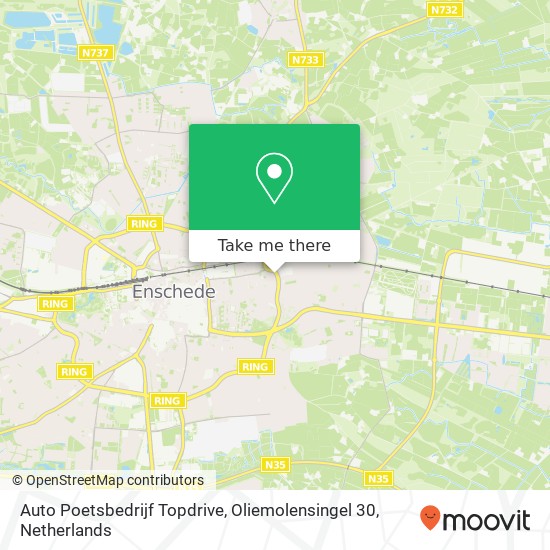 Auto Poetsbedrijf Topdrive, Oliemolensingel 30 map