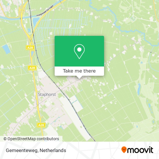 Gemeenteweg map