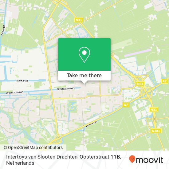 Intertoys van Slooten Drachten, Oosterstraat 11B map