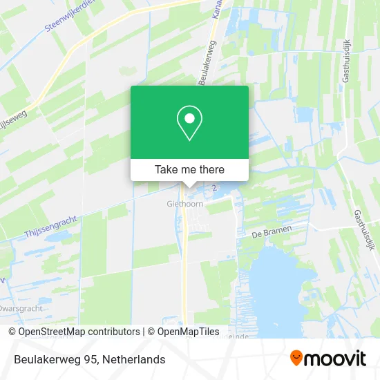 Beulakerweg 95 map