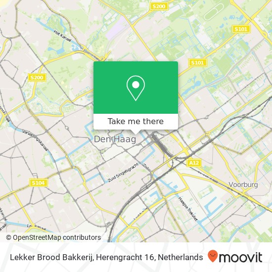 Lekker Brood Bakkerij, Herengracht 16 map