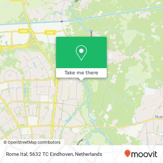 Rome Ital, 5632 TC Eindhoven Karte