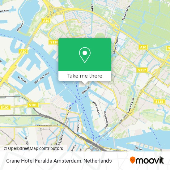 Crane Hotel Faralda Amsterdam map