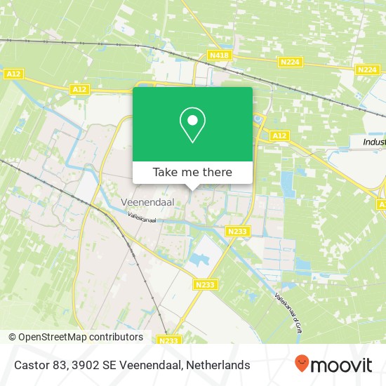 Castor 83, 3902 SE Veenendaal map