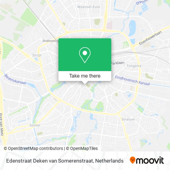 Edenstraat Deken van Somerenstraat Karte