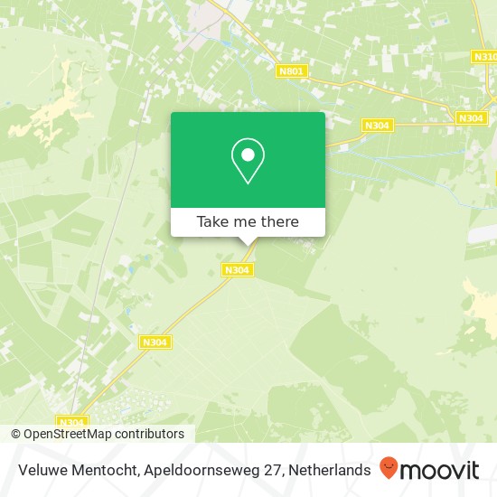 Veluwe Mentocht, Apeldoornseweg 27 Karte