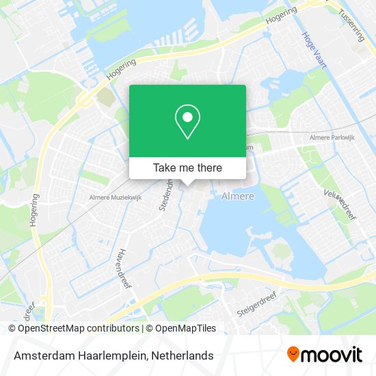 Amsterdam Haarlemplein map