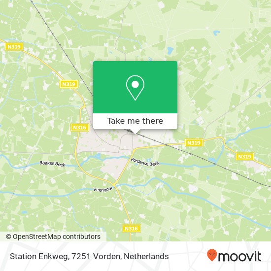 Station Enkweg, 7251 Vorden map