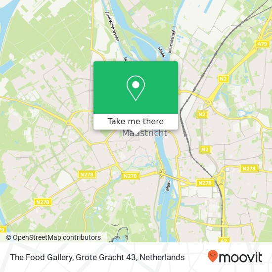 The Food Gallery, Grote Gracht 43 Karte