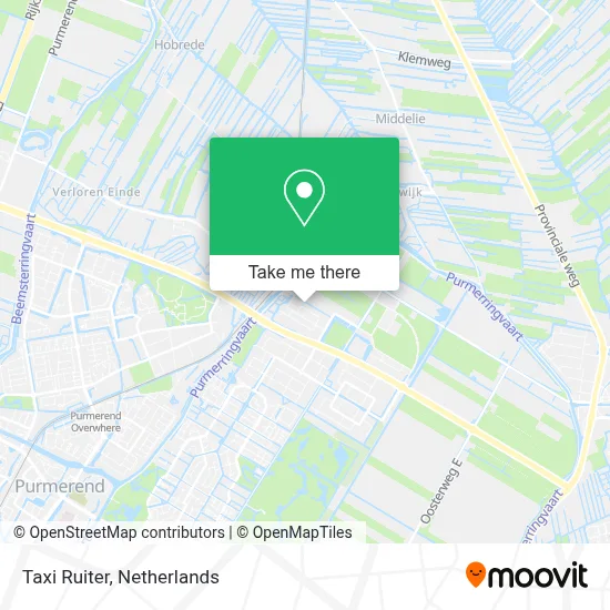 Taxi Ruiter map