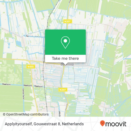 Applyityourself, Gouwestraat 8 map