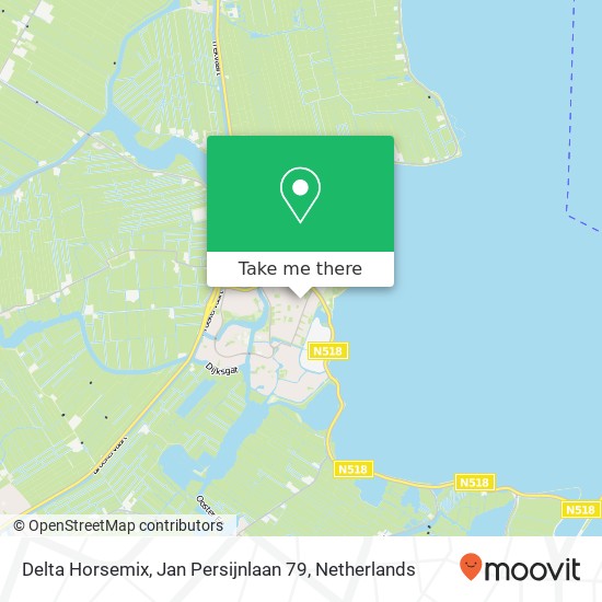 Delta Horsemix, Jan Persijnlaan 79 map