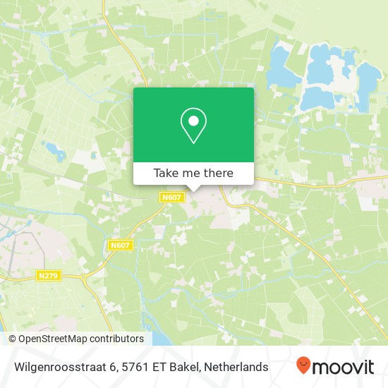 Wilgenroosstraat 6, 5761 ET Bakel map
