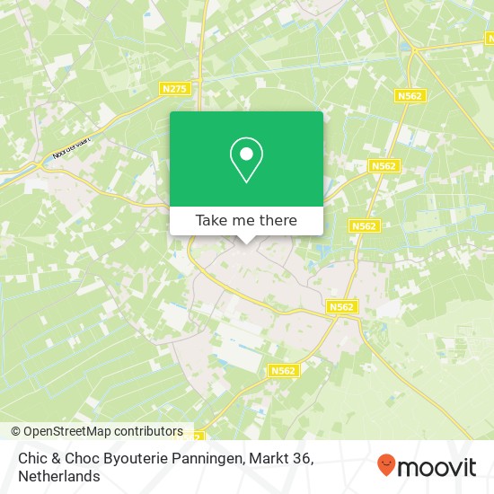 Chic & Choc Byouterie Panningen, Markt 36 map