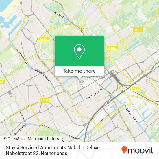 Stayci Serviced Apartments Nobelle Deluxe, Nobelstraat 22 map