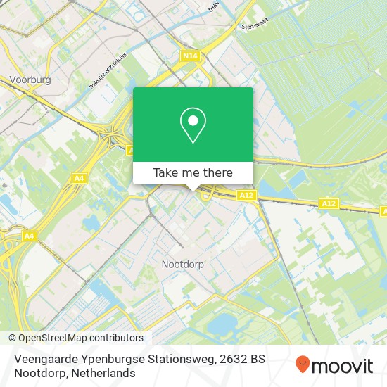 Veengaarde Ypenburgse Stationsweg, 2632 BS Nootdorp map