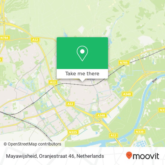 Mayawijsheid, Oranjestraat 46 map