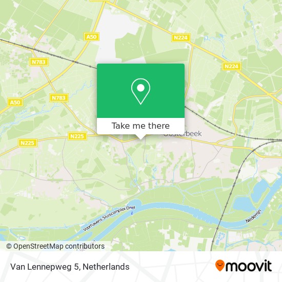 Van Lennepweg 5 map