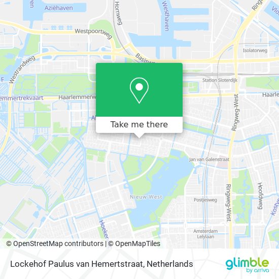 Lockehof Paulus van Hemertstraat map