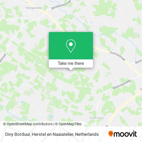 Diny Borduur, Herstel en Naaiatelier, Diepenheimseweg 44 map