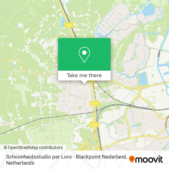 Schoonheidsstudio per Loro - Blackpoint Nederland map