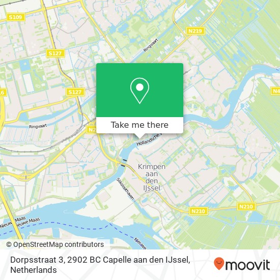 Dorpsstraat 3, 2902 BC Capelle aan den IJssel Karte