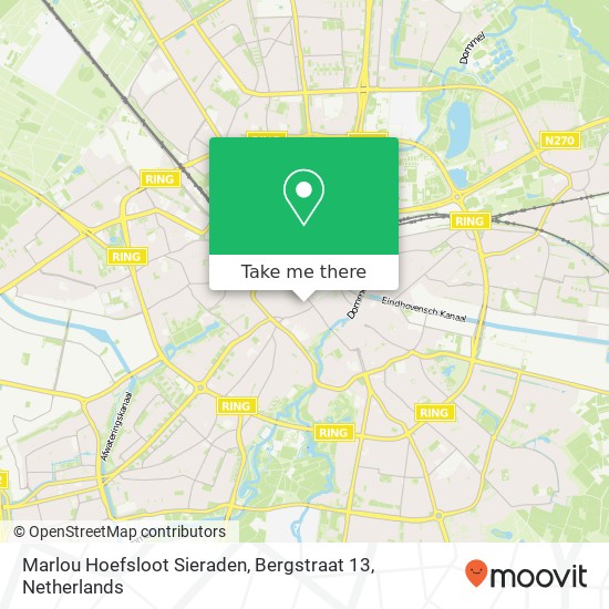 Marlou Hoefsloot Sieraden, Bergstraat 13 Karte