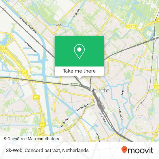 Sk-Web, Concordiastraat Karte