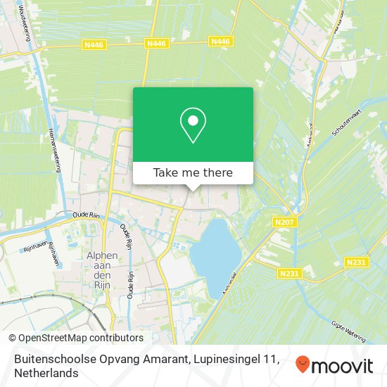 Buitenschoolse Opvang Amarant, Lupinesingel 11 map