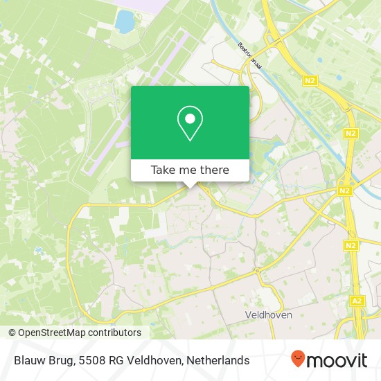 Blauw Brug, 5508 RG Veldhoven map