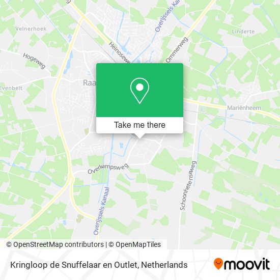 Kringloop de Snuffelaar en Outlet map