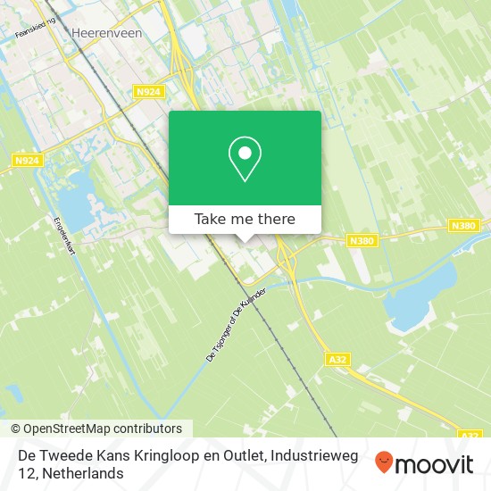 De Tweede Kans Kringloop en Outlet, Industrieweg 12 map