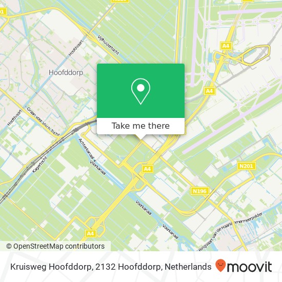 Kruisweg Hoofddorp, 2132 Hoofddorp map