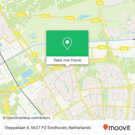 Dieppelaan 4, 5627 PZ Eindhoven map