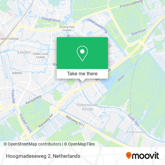 Hoogmadeseweg 2 map